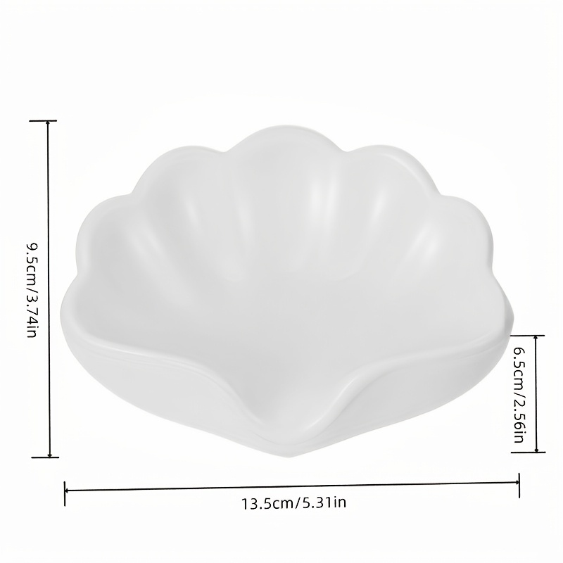 Nordic Style Seashell Soap Dish and Soap Net Set, 2pcs